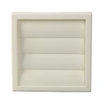 Square Hotel ABS Plastic Ceiling Wall Mount Exhaust Fan Outlet Inlet Air Duct