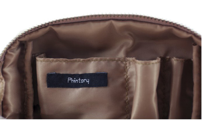Simple Style Linen Toiletry Makeup Bag Pure Color Cosmetic Bag