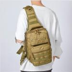Tactical Shoulder Sling Bag Small Outdoor Chest Pack For Men Traveling, Trekking