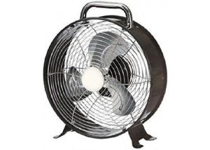 Wholesale Steel 9&quot; Antique Electric Fans , 2 Speed 25 Watt Portable Retro Desk Fan from china suppliers