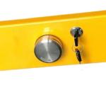 Detachable Ral 1023 Vehicle Security Lock