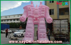 Wholesale Pink Oxford Cloth / PVC Inflatable Robot For Outside Advertising Products from china suppliers