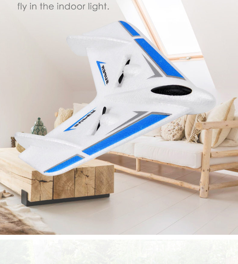 Fx-601 Airplane Rc Fighter Jet Fixed Wing with 4K UHD Video Capture Resolution and Remote Controller Spare Propeller