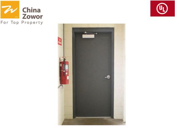 3'X7' Size Steel Internal FD30 Fire Door For Residential Buildings/ 40mm Door