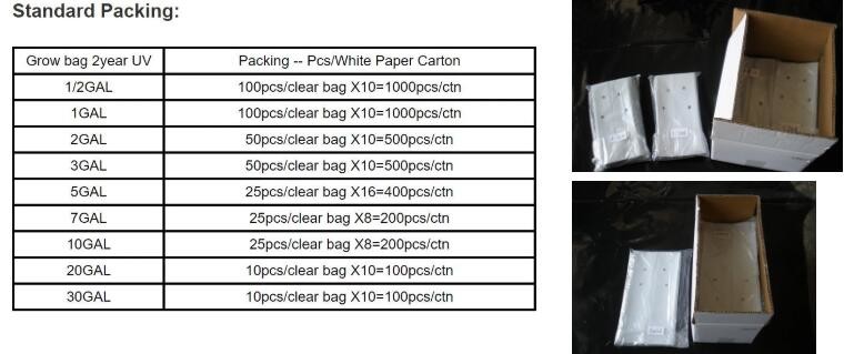 1 / 2 / 3 / 5 / 7 / 10 / 15 / 20 / 25 / 30 gallon Non woven Fabric Pot Plant Grow Bags,Fabric Pots Greenhouse Felt Non W