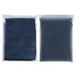 One side transparent one side frosted bag clothing packaging bags plastic zip