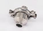 Weld Ends Check Stainless Steel Sanitary Valves Easily Cleaning Anti - Corrosion