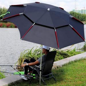 Wholesale Double Layers Fishing Outdoor Patio Umbrella With Tilt Canopy from china suppliers