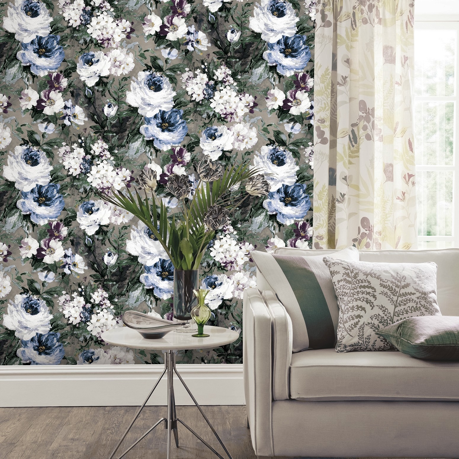 Pvc Vinyl Peelable Metallic Damask Wallpaper Non Pasted With Water Ink Printing