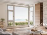 Modern Aluminum Clad Casement Windows Heat Insulation Customized