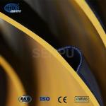 Metal Steel Reinforced Polyethylene Spiral HDPE Corrugated Pipe Eco Friendly