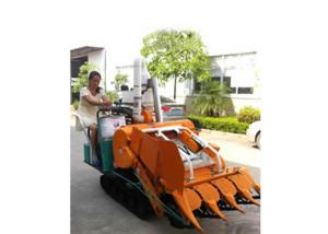 Wholesale Four Rows Self-Propelled Mini Corn Combine Harvester Farm Machine 4LBZ-110 From China from china suppliers