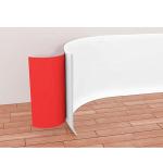 Accessory 4" Flexible Baseboard Molding Trim PVC Skirting Vinyl Rubber Wall Base