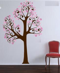 Wholesale Designer Wall Flower Stickers G186 / Decorative Wall Stickers from china suppliers