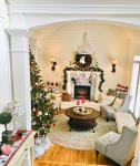 Vintage White Wood beaded chandelier for the kitchen foyer chandelier(WH-CI-149)