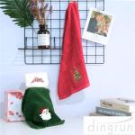 Christmas Hand Towels 100% Cotton Bathroom Kitchen Towels for Drying Cleaning