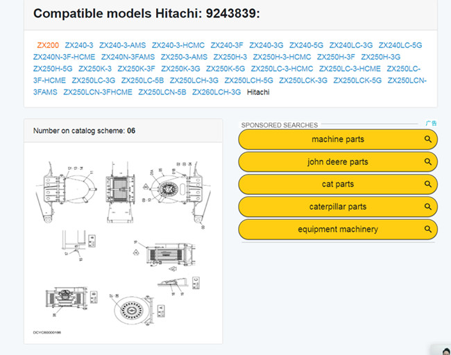 ZX240-3 ZX200 ZX250-3 ZX240-5 ZX250-5 Excavator 9243839 Travel Gearbox