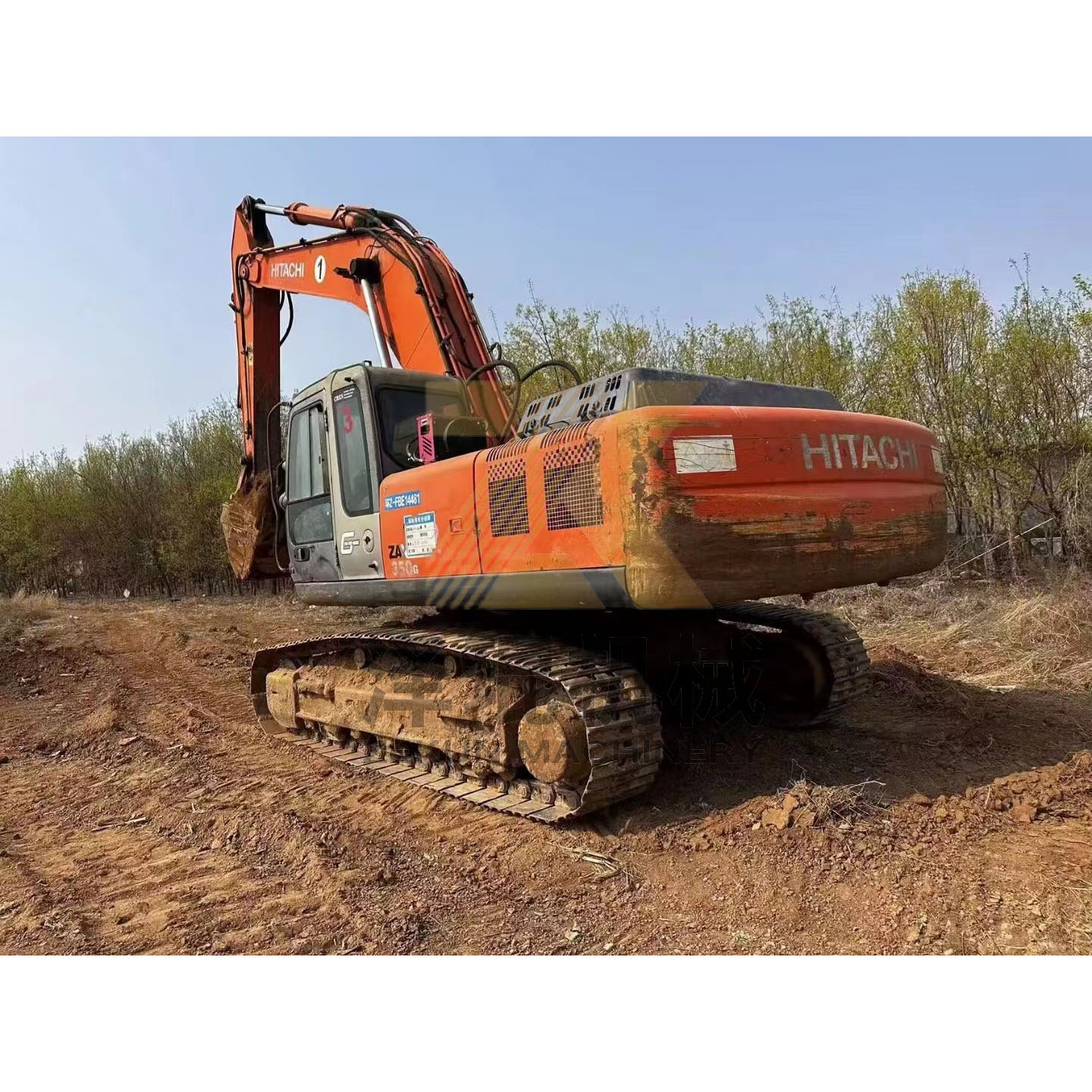 Hitachi ZX350 Excavator 6001-8000 Working Hours ISUZU Engine Good Condition Shanghai