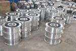 10T Rail Cart Double Flanged Steel Wheels , Mobile Cast Steel Railway Wheels