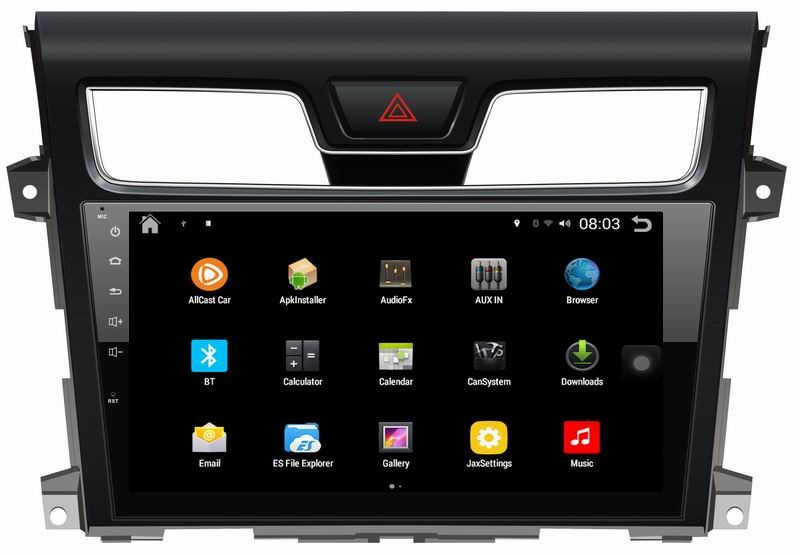 Ouchuangbo car radio android 4.4 for Nissan Teana 2013-2015 with auto gps navi 3g wifi USB CSN BUS