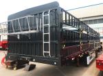 Fence Semi Trailer Livestock Carrier Truck With 3 Axles
