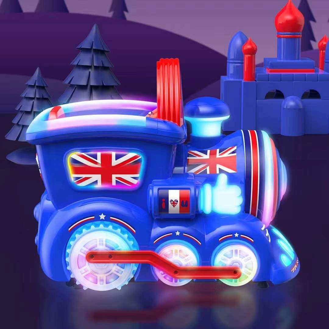 Happy kids british train coin operated kiddie rides for shopping mall