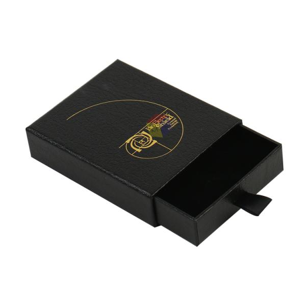 Cardboard Paper Ring Box Biodegradable Hot Stamping Logo And Drawer Storage