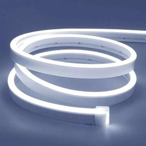 Wholesale White Led Strip Lights 16.4ft/5m Neon Light Strip 12V Flex Waterproof Neon LED Strip Silicone LED Neon Rope Light For Kitchen Bedroom Indoor Outdoor from china suppliers