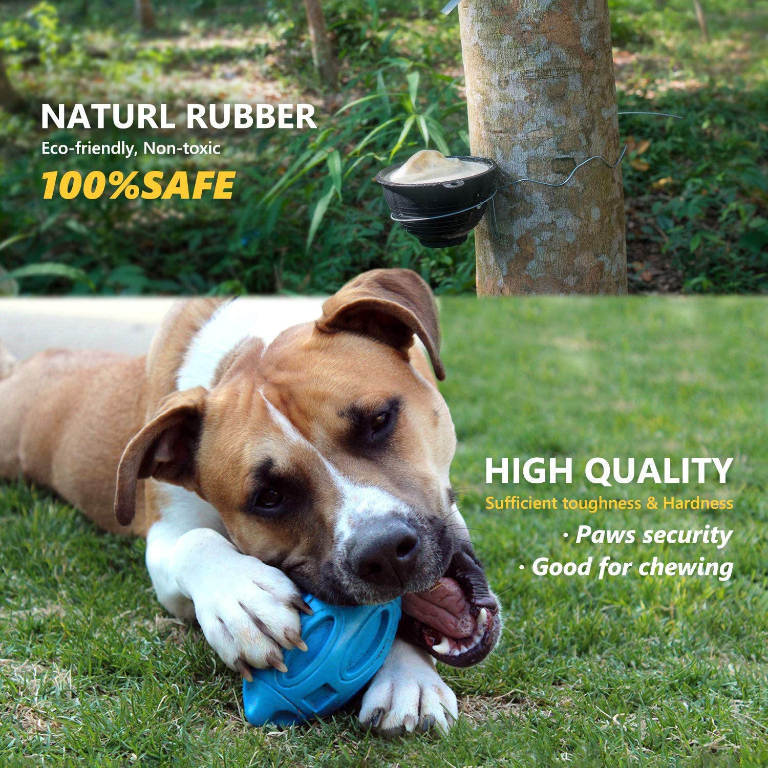 Dogs Squeaky Dog Foot Ball Toy Indestructible Dog Toy for Small Medium