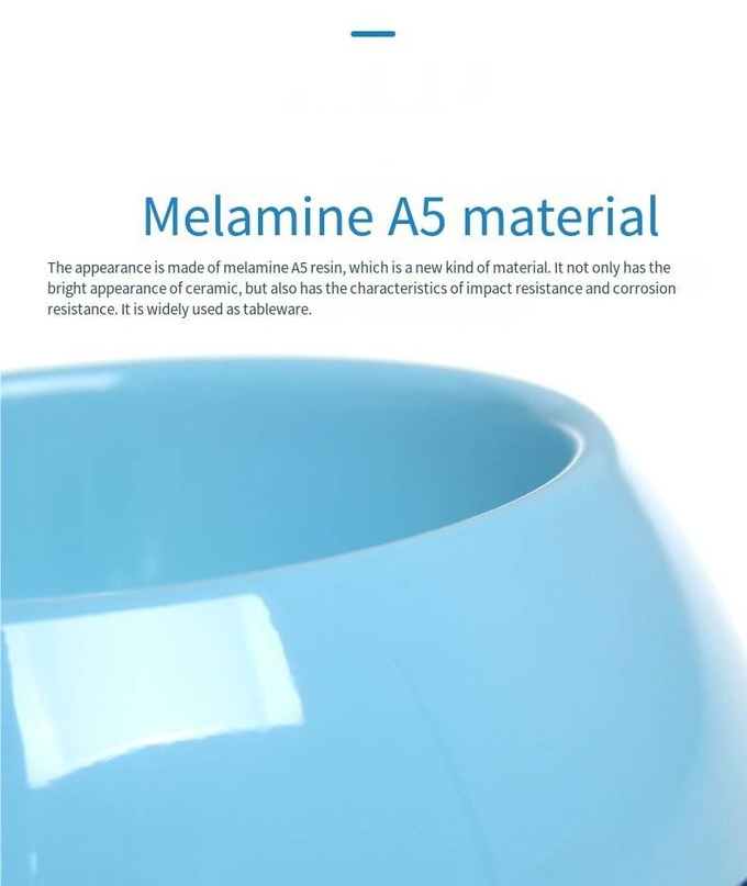 Pet Melamine Slow Food Bowl Universal Anti Choking Bowl For Cats And Dogs