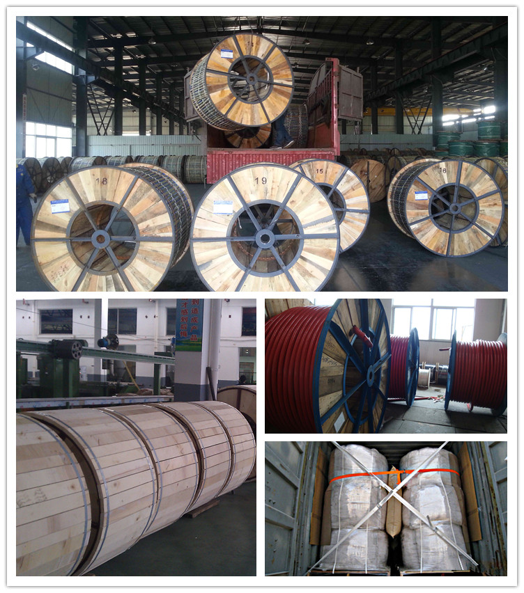 Copper Conductor Electrical Wires And Cables 4 Core Power Cable Paper Yarn