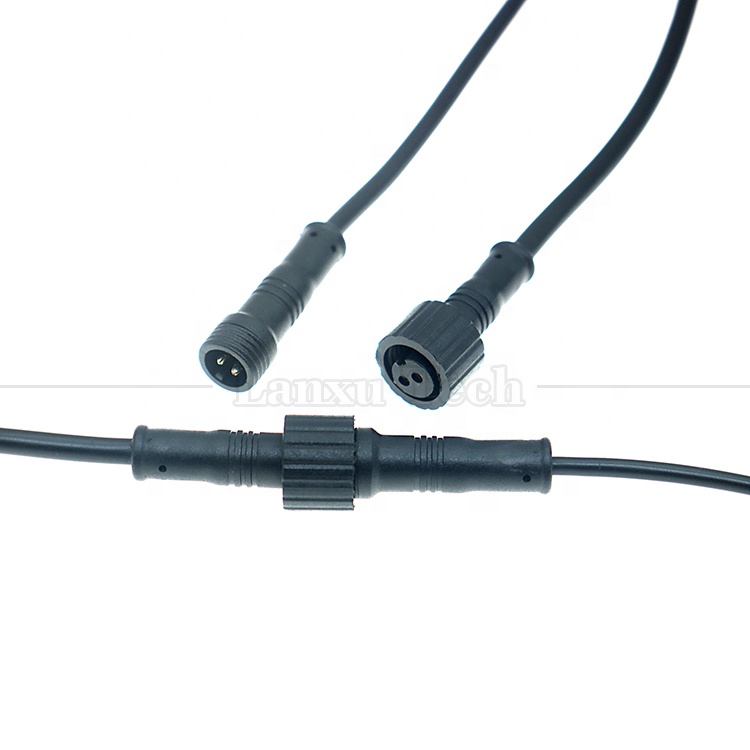 High Quality IP67 IP68 Male Female M12 Waterproof Cable for LED light