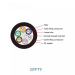 GYFTY Anti Rodent Non Metallic Stranded Loose Tube Fiber Optic Cable 48 96 144