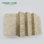 Interior Decorative Hexagon Wood Wool Fiber Acoustic Wall Panel for Soundproofin