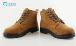 Cowhide Fabric PU Leather 46 Yards Esd Safety Footwear