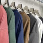 Acid Vintage Washed 250g Men's T-shirts Distressed Heavyweight Blank Oversized T