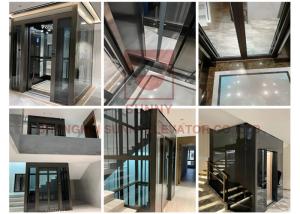 Wholesale Residential Apartment Machine Room Less Or MR Passenger Lift With Tempered Glass Or Stainless Steel from china suppliers