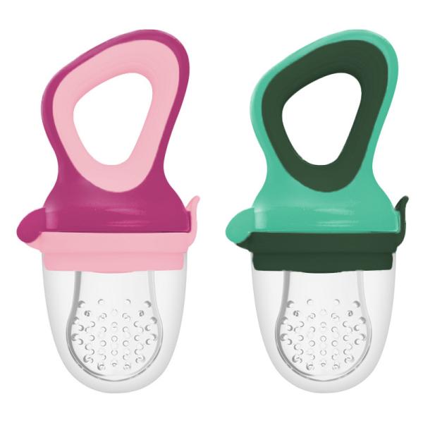 BPA FREE Silicone Baby Feeding Teething Fruit Feeder For Babies Toddlers Infants