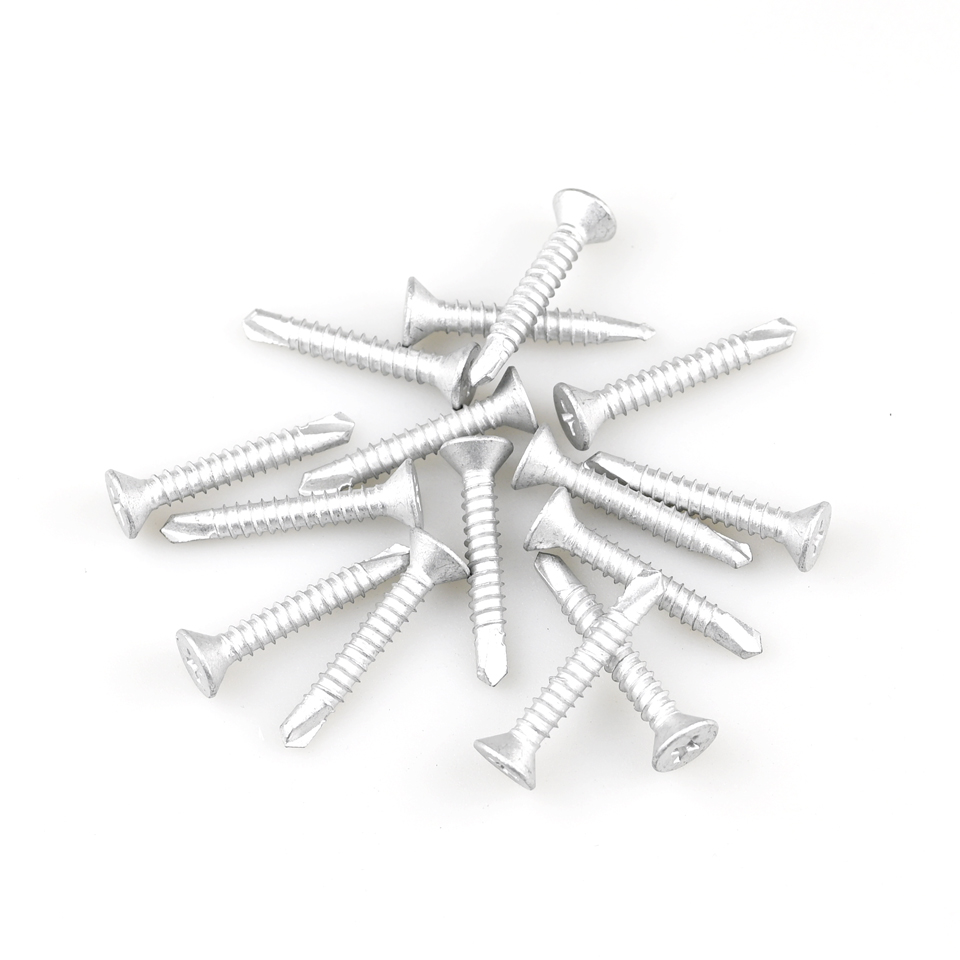 Ruspert Coated Flat Head Phillips Cross Recess Tek Screws for Steel Construction