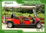 48V 3.7M Electric Battery Powered Golf Car , 4 Seater Buggy Car