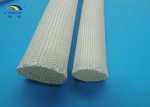 Wholesale Uncoated Braided Fiberglass Sleeving for Carbon Brush , Soft and Eco-friendly from china suppliers