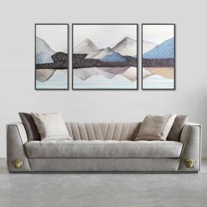 Wholesale Solid Wood Chesterfield Sofa Set Leather 1.25x0.75m Luxury Living Room Furniture Sets from china suppliers