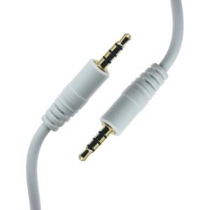 Wholesale 3.5mm Male to Male Stereo Aux Mono Jack 4 Poles TRRS Microphone Audio Cable from china suppliers