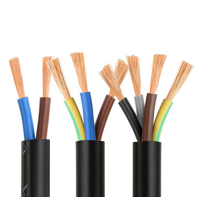 2.5mm RVV Power Cable with Flexible PVC Insulation and Stranded Copper Conductor
