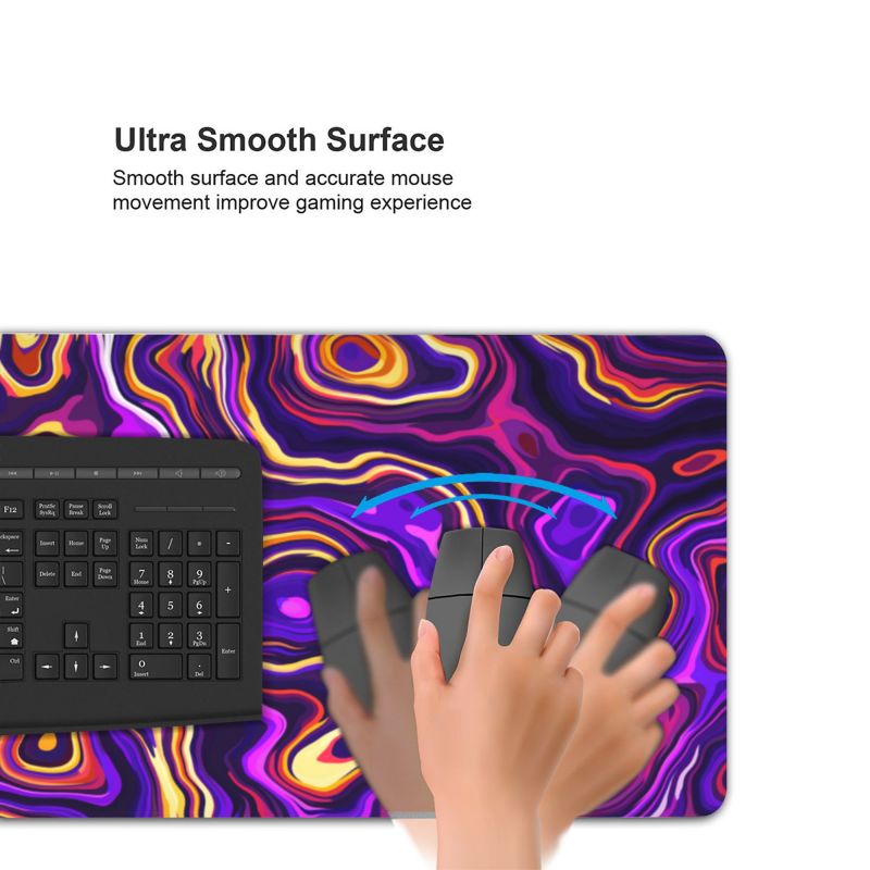 Rectangular Smooth Surface Custom Logo Print Mouse Pads for Trade Show Giveaways