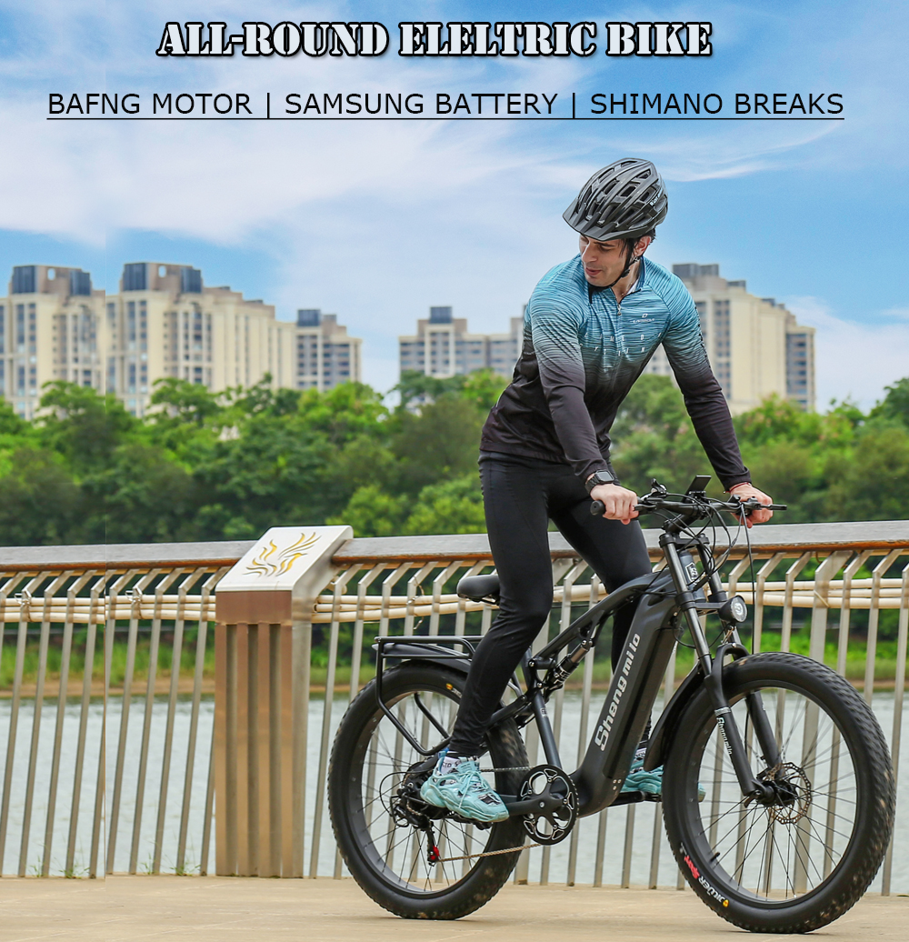 48V 500W Bafang Peak Electric Fat Tire Bike 1000W Full Suspension Mountain Ebike