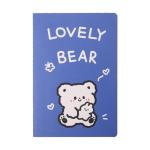 Kawaii Cartoon Little Bear Notebook A5 Size No Adhesive Perfect for Stationery