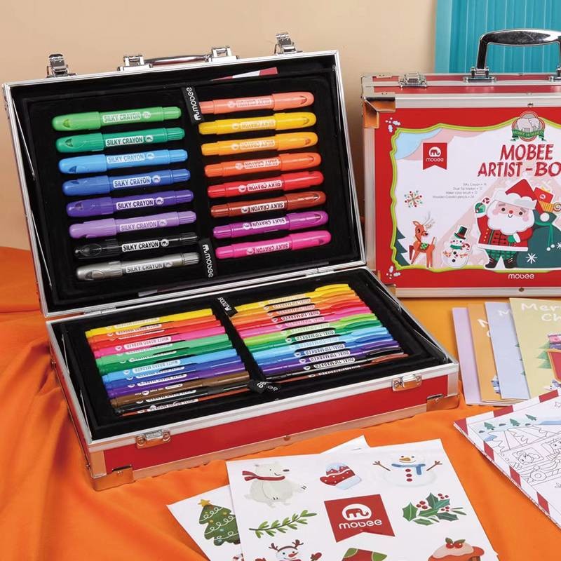 Portable Children Painting Set Luxury Gift Removable Kids Art Set
