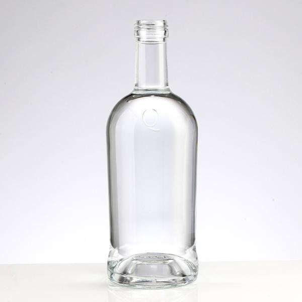 500ml 700ml 750ml 1000ml Glass Bottle for Liquor Vodka Gin Whiskey Base Material