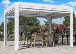 Luxury Pergola Adjustable Louvered Hardtop Pergola Aluminum Louvered Pergola